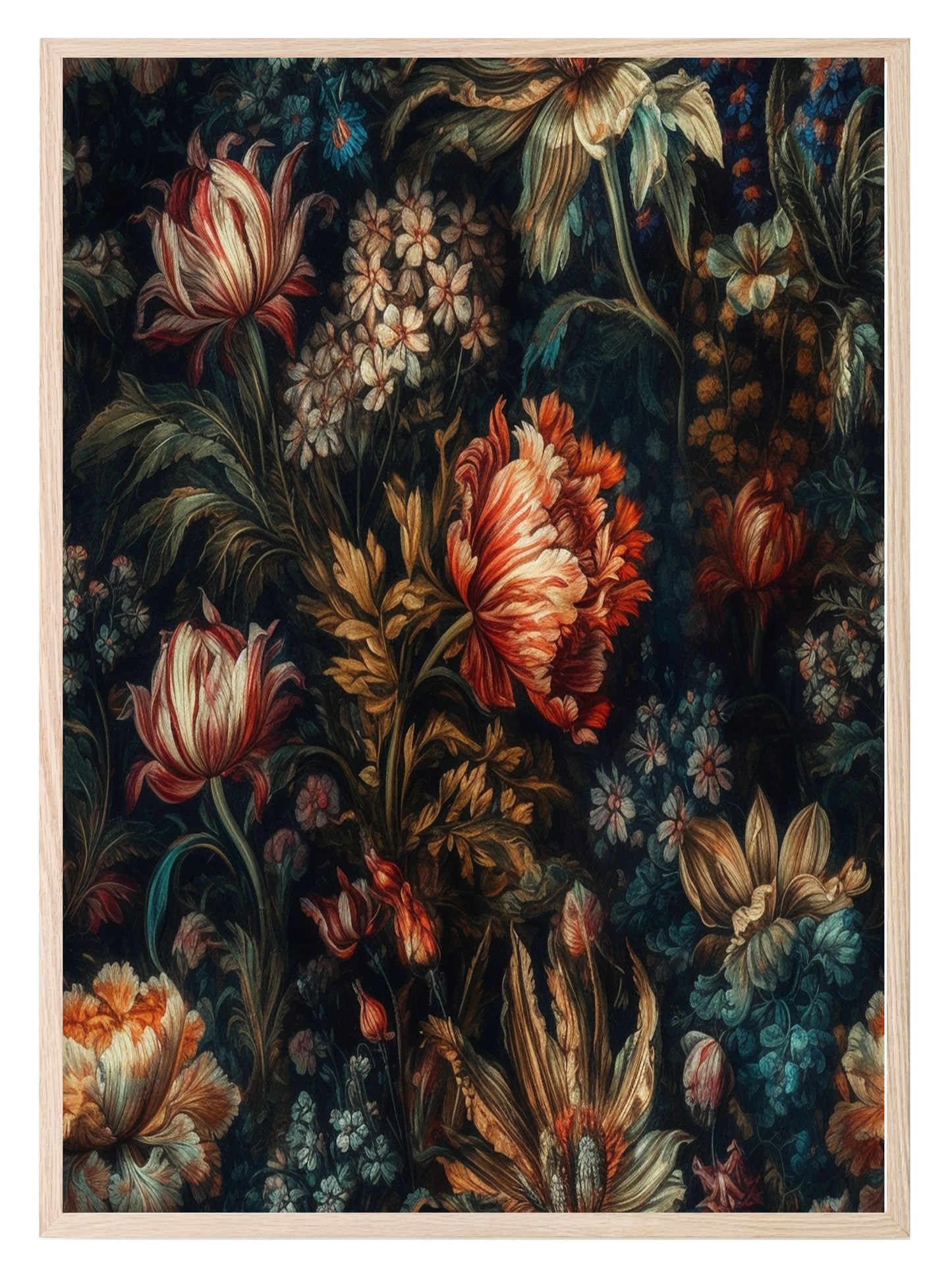 Moody Floral II Print | Botanical Wall Art