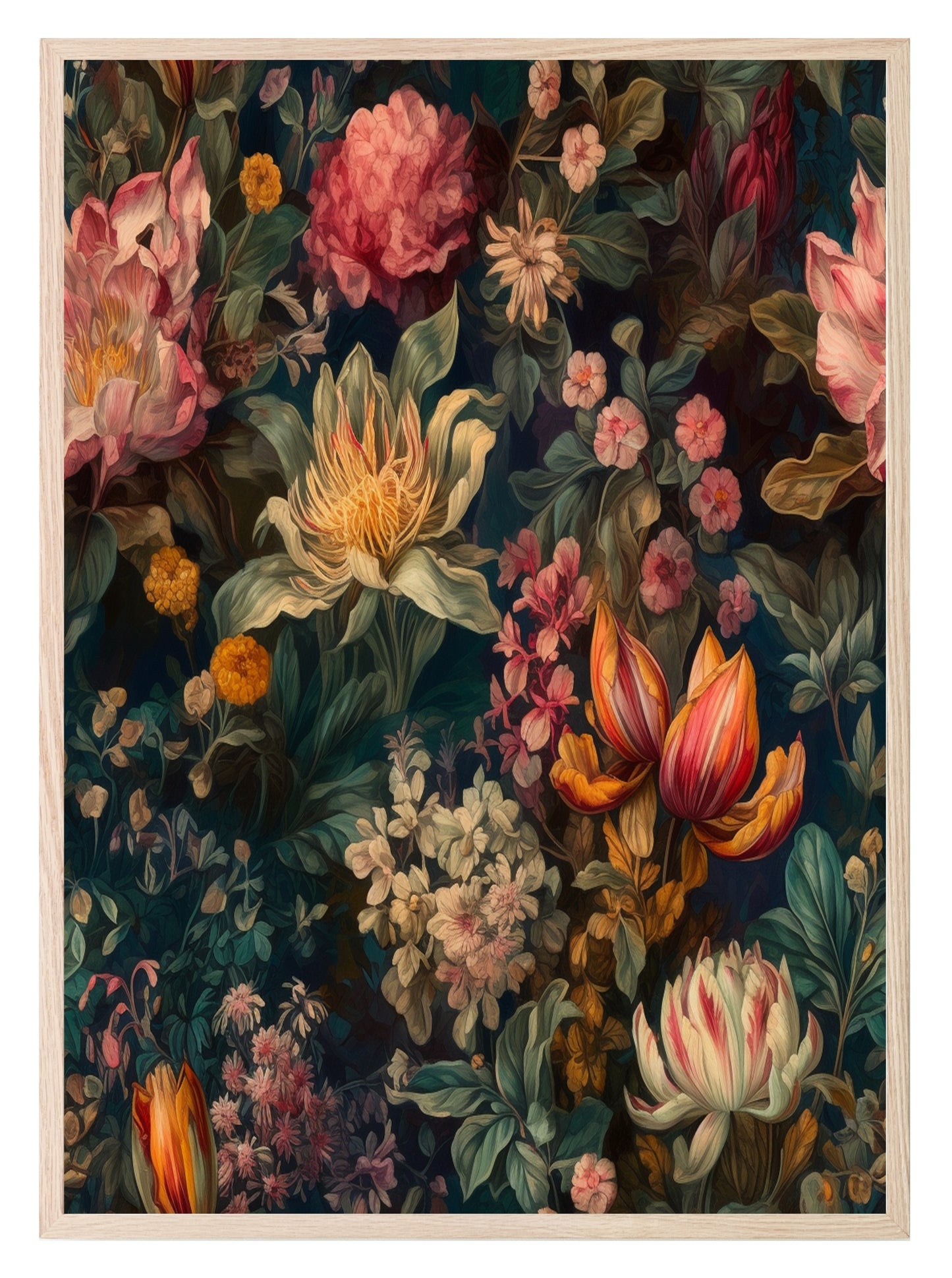 Moody Floral III Print | Botanical Wall Art