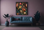 Moody Floral III Print | Botanical Wall Art - Larosier Prints