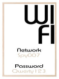 Personalised Wi-Fi Details Print | Salon Wall Art - Larosier Prints