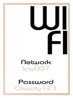 Personalised Wi-Fi Details Print | Salon Wall Art - Larosier Prints