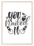 You Nailed It Print | Salon Wall Art - Larosier Prints