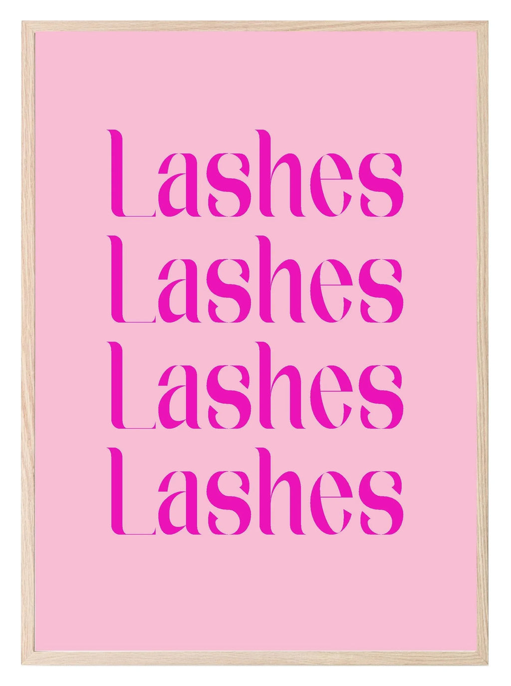 Lashes Print | Salon Wall Art - Larosier Prints