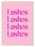 Lashes Print | Salon Wall Art - Larosier Prints