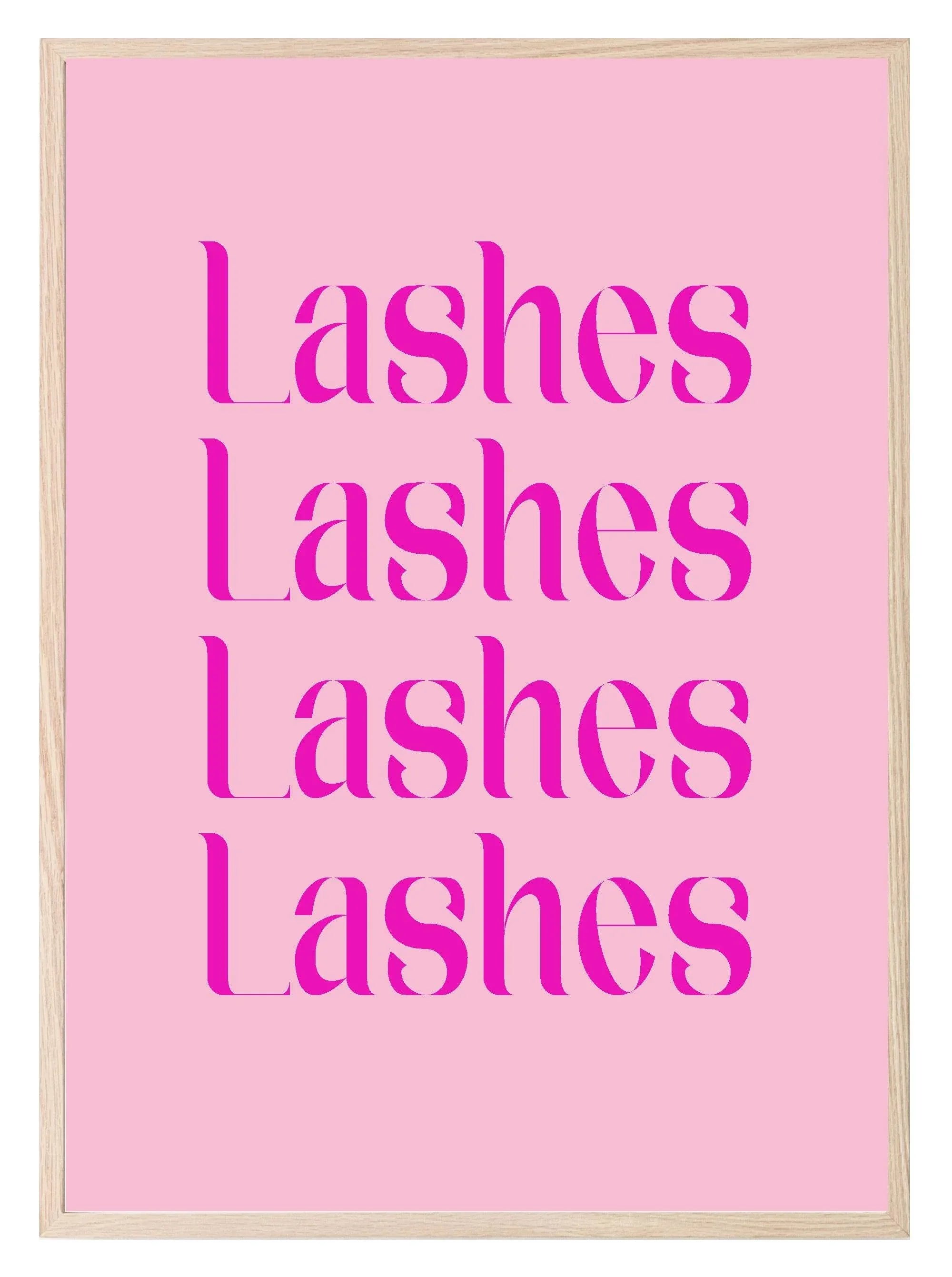 Lashes Print | Salon Wall Art - Larosier Prints