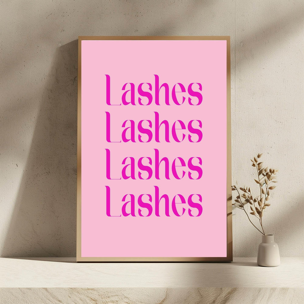 Lashes Print | Salon Wall Art - Larosier Prints