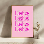 Lashes Print | Salon Wall Art - Larosier Prints