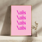 Nails Print | Salon Wall Art - Larosier Prints