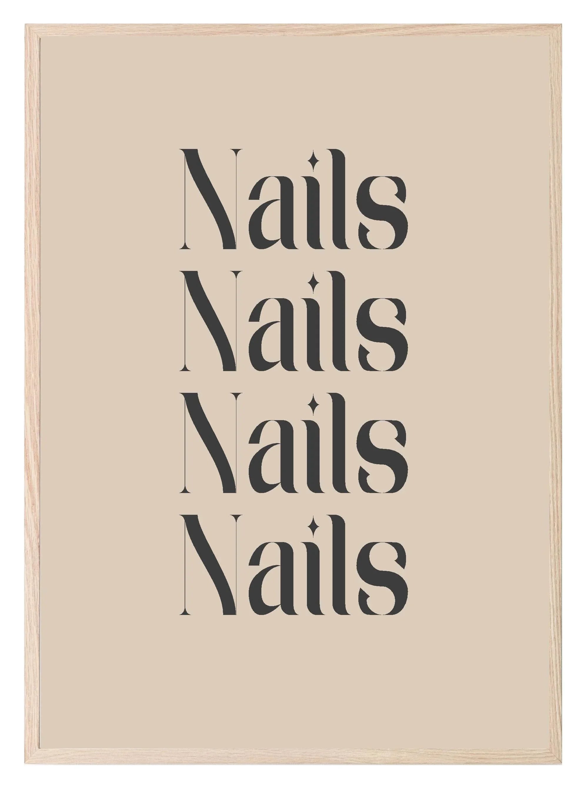 Nails Print | Salon Wall Art - Larosier Prints