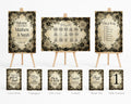 Black Rose Complete Wedding Signage Bundle