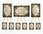 Black Rose Complete Wedding Signage Bundle