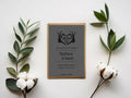 The Lovers Tarot Wedding Invitation Suite | Charcoal