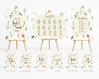 Wildflowers Wedding Table Numbers – wedding table number sign, image 7