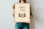 The Lovers Tarot Wedding Invitations | Beige | Pack of 10