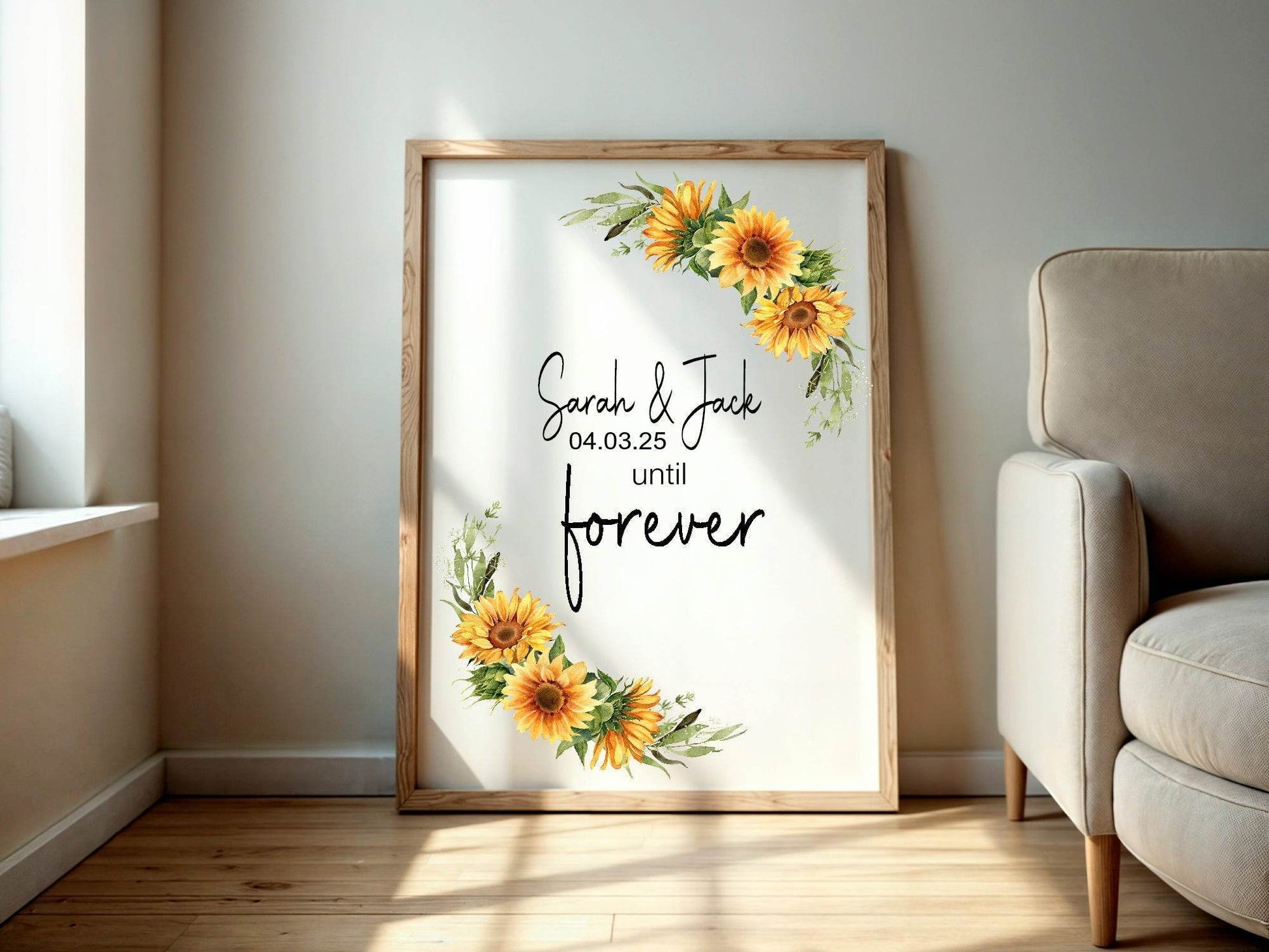 Double-Sided Event & Keepsake Sign - UPGRADE