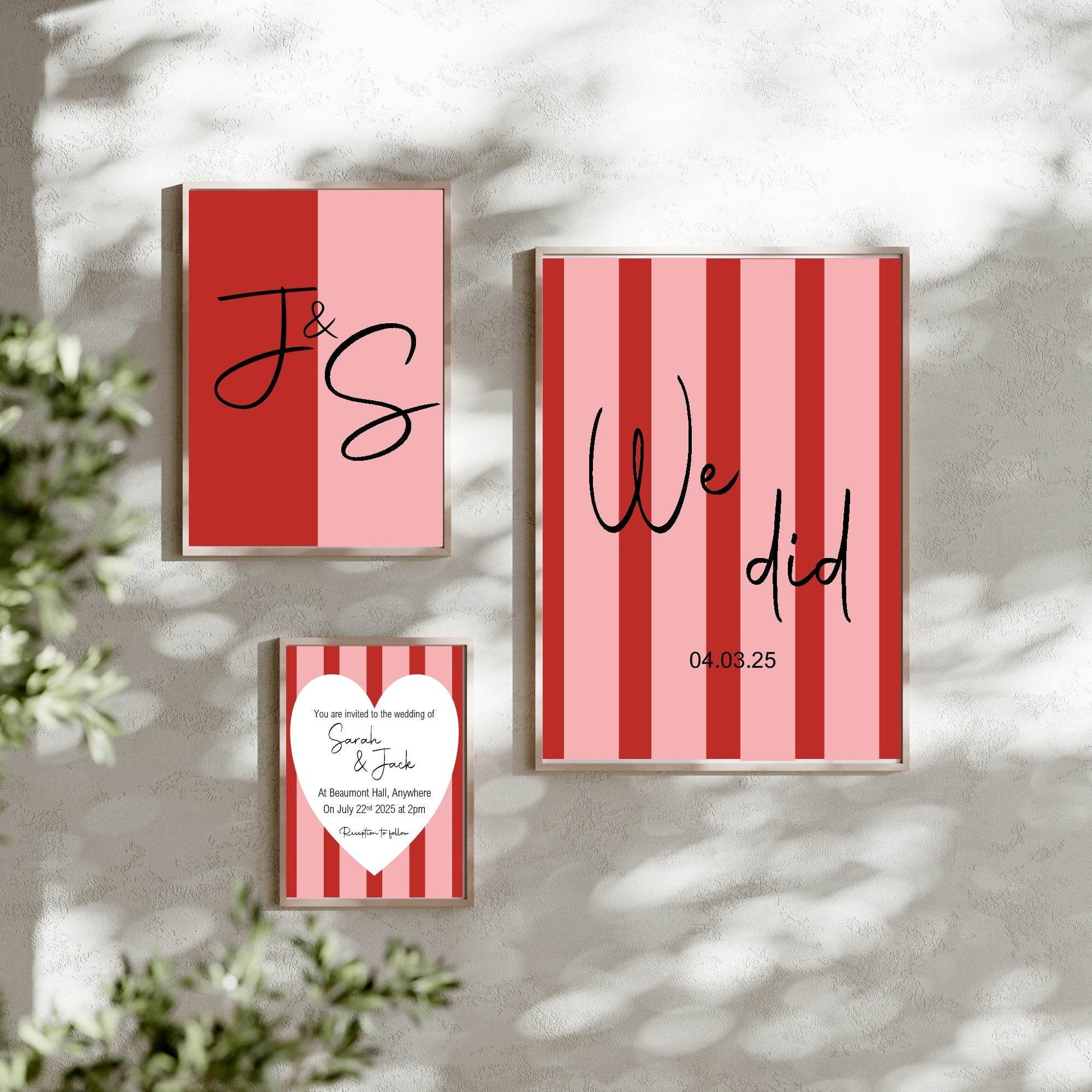 Double-Sided Event & Keepsake Sign - UPGRADE