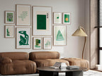 Emerald Green The Sun Print - Larosier Prints