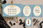Blue Celestial essentials wedding signage bundle