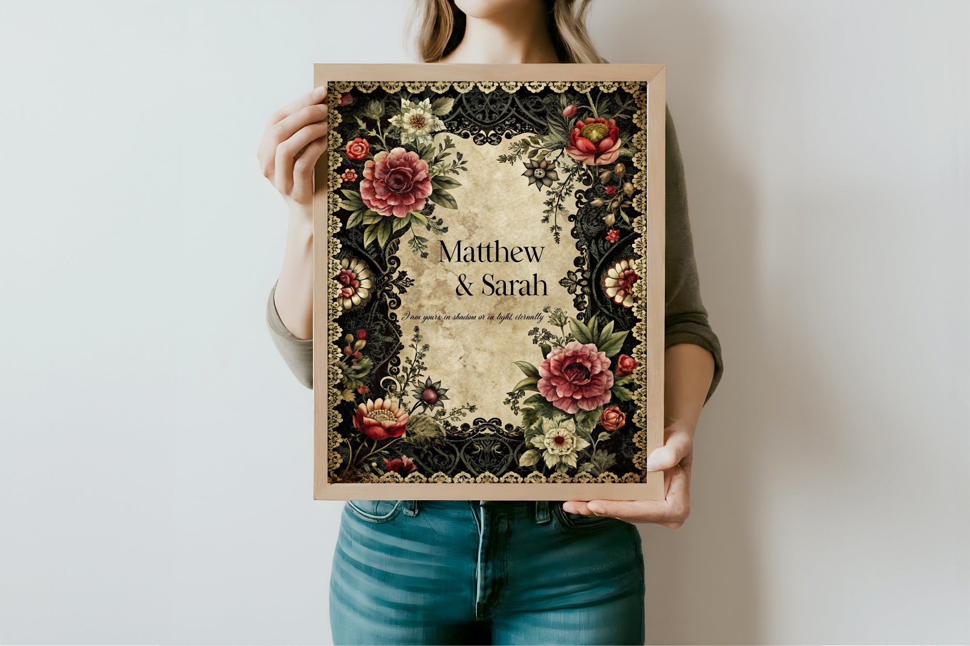 Gothic Floral Complete Wedding Signage Bundle
