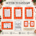 Personalised Letter to Santa Kit | Red Check Christmas Activity Pack