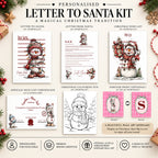 Personalised Letter to Santa Kit | Snowman Christmas Activity Pack