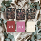 Gothic Skeletons & Roses Wedding Party Invitations & Envelopes | Pack of 10