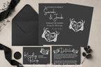 Gothic Engagement Welcome Sign | Till Death Do Us Part