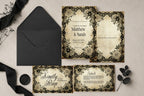 Black Rose Personalised Enclosure Cards | Pack of 10 | A6 or A5