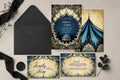 Gothic Circus Wedding Invitation Suite | RSVP & Details Cards