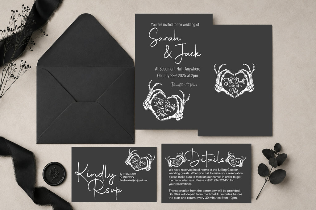 Till Death Essentials Wedding Signage Bundle