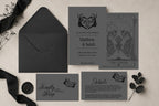 The Lovers Tarot Wedding Seating Plan | Charcoal