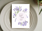 Lavender Flower Wedding Welcome Sign