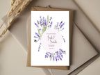 Lavender Wedding Party Invitations & Envelopes | Pack of 10
