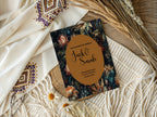 Moody Floral Wedding Party Save The Dates & Envelopes | Pack of 10