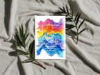 Pride Flag Wave Wedding Party Invitations & Envelopes | Pack of 10