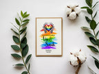 Pride Rainbow Skeleton Hands Wedding Party Invitations & Envelopes | Pack of 10