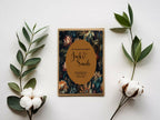 Moody Floral Wedding Party Invitations & Envelopes | Pack of 10
