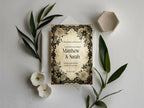Black Rose Gothic Wedding Invitations | Personalised Pack of 10