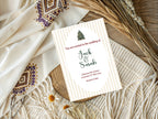 Christmas Tree Winter Wedding Party Invitations & Envelopes | Pack of 10