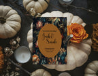 Moody Floral Wedding Party Save The Dates & Envelopes | Pack of 10