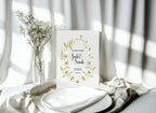 Daisy Flower Wedding Welcome Sign