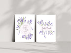 Lavender Wedding Party Invitations & Envelopes | Pack of 10