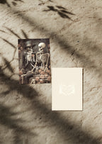 Gothic Skeleton Rose Wedding Party Invitations & Envelopes | Pack of 10