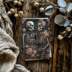 Gothic Skeletons & Roses Wedding Party Invitations & Envelopes | Pack of 10