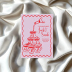 Champagne Party Wedding Welcome Sign | Monochrome