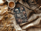Gothic Skeletons & Roses Wedding Party Invitations & Envelopes | Pack of 10