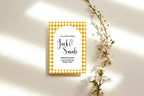 Harlequin Diamond Wedding Invitations & Envelopes – Pack of 10 | Multiple Colour Options