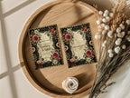 Gothic Floral Personalised Enclosure Cards | Pack of 10 | A6 or A5
