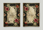 Gothic Floral birthday invitations image 1