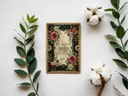 Gothic Floral Birthday Invitations - personalised birthday stationery design example, image 2